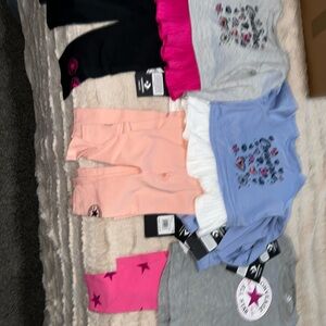 Wholesale lot 9 sets of Converse  Set - Carters sizes 12-18-24 months sleepers